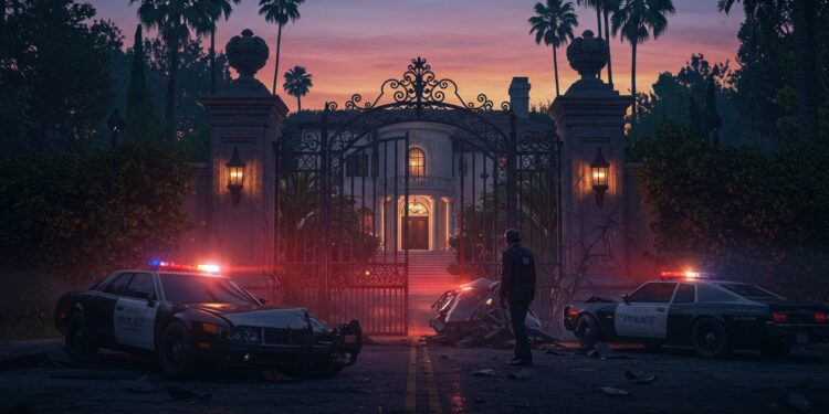 Voiture Contre Portail : Incident Chez Une Star - Viral Mag Un homme percute le portail dune célèbre actrice à Los Angeles Accident ou acte intentionnel  Découvrez les détails de cet incident troublant   Viral Mag