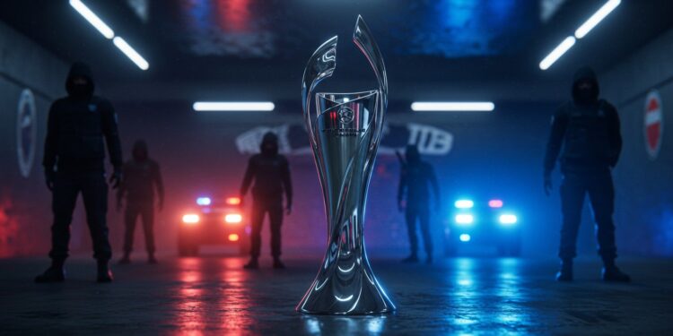 Vol Audacieux du Trophée de la Ligue des Champions Féminine - Viral Mag Le trophée de la Ligue des champions féminine volé à Lisbonne en plein match Découvrez ce braquage spectaculaire et sa résolution rapide Viral Mag