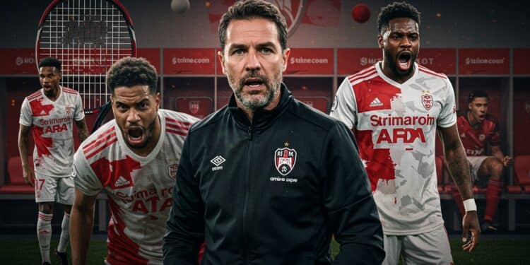 Yannick Noah Sauve le Stade de Reims en Ligue 1 - Viral Mag Yannick Noah aide le Stade de Reims à préparer mentalement un barrage crucial pour rester en Ligue 1 Découvrez son rôle et son impact   Viral Mag