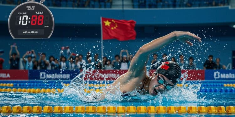 Yu Zidi 12 ans éblouit la natation mondiale avec des temps records Découvrez son parcours et ses exploits avant les Mondiaux de Singapour   Viral Mag