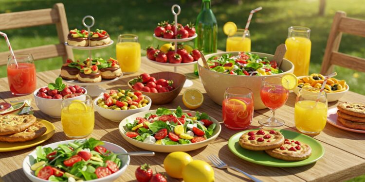 15+ Recettes Estivales pour un Potluck Réussi - Viral Mag Découvrez 15+ recettes estivales parfaites pour vos potlucks salades fraîches desserts gourmands et plats originaux qui raviront vos convives Viral Mag