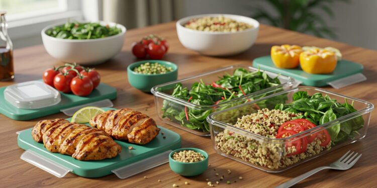 19 Repas Préparés Riches en Protéines pour Perdre du Poids - Viral Mag Découvrez 19 recettes de repas riches en protéines à préparer à lavance pour un déjeuner sain et efficace pour la perte de poids   Viral Mag