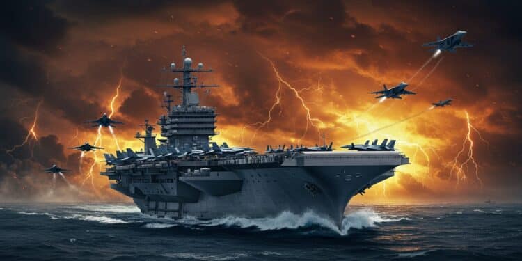 Les USA déploient lUSS Gerald Ford vers lEurope renforçant leur présence militaire près du Moyen Orient en pleine tension israélo iranienne   Viral Mag
