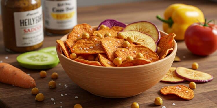 7 Chips Sains à Découvrir Absolument - Viral Mag Découvrez les 7 meilleures chips saines pour allier plaisir et santé  riches en fibres faibles en sel à base de légumes ou fruits Craquez sans culpabiliser    Viral Mag