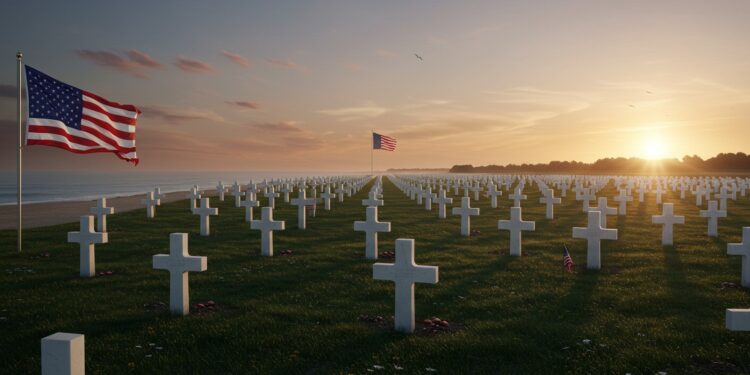 81 Ans du Débarquement : Hommage à Omaha Beach - Viral Mag Revivez la cérémonie émouvante des 81 ans du Débarquement à Omaha Beach un hommage vibrant aux héros de 1944 face aux défis actuels   Viral Mag