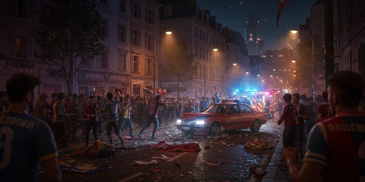 Un drame à Grenoble lors des célébrations de la victoire du PSG  une voiture fauche quatre personnes deux grièvement blessées Que sest il passé    Viral Mag