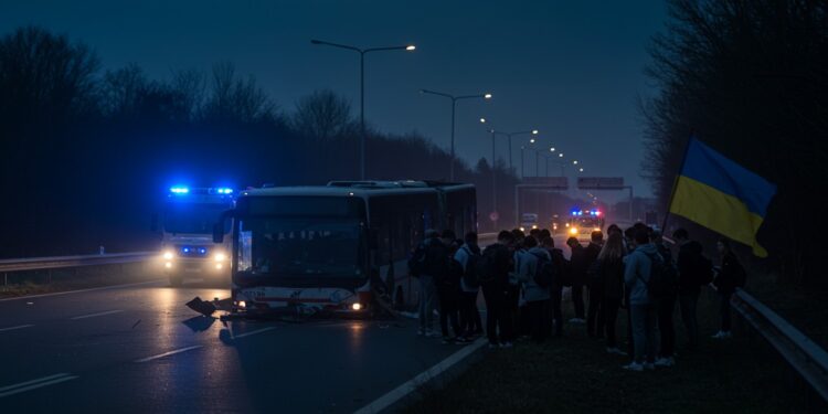 Accident de Car Ukrainien en France : Enquête et Conséquences - Viral Mag Un car ukrainien transportant des adolescents sest renversé en France causant quatre morts Un chauffeur inculpé une enquête en cours Découvrez les détails   Viral Mag