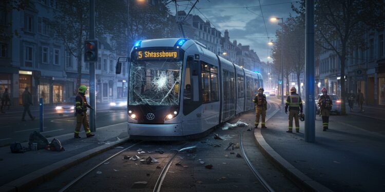 Accident de Tramway à Strasbourg : Six Blessés Légers - Viral Mag Un tramway percute un poteau à Strasbourg blessant légèrement six personnes Découvrez les détails de cet incident et ses implications   Viral Mag