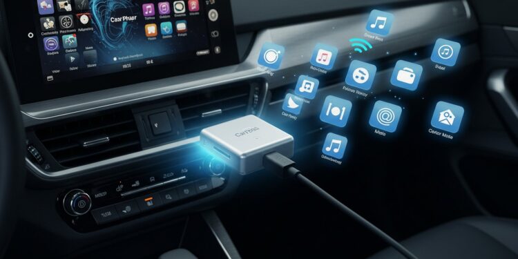 Transformez votre voiture avec un adapteur CarPlay sans fil à prix réduit  Connectivité facile installation rapide et compatibilité étendue   Viral Mag