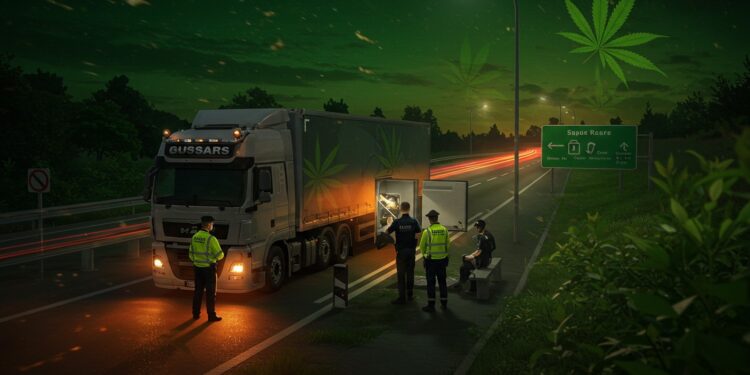 Saisie record dans lAin  460 kg de cannabis découverts grâce à une odeur suspecte dans une remorque Plongez dans cette affaire captivante   Viral Mag