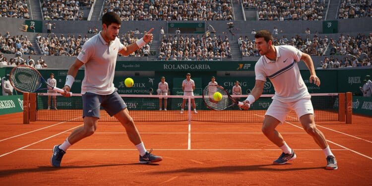 Alcaraz-Sinner : La Finale Épique de Roland-Garros 2025 - Viral Mag Alcaraz contre Sinner en finale de Roland Garros 2025  enjeux parcours et rivalité décryptés Qui remportera ce duel légendaire    Viral Mag