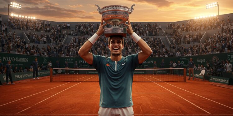 Alcaraz Triomphe à Roland-Garros Après une Remontada Épique - Viral Mag Carlos Alcaraz conserve son titre à Roland Garros dans une finale historique face à Jannik Sinner Découvrez ce match légendaire de 5h29    Viral Mag