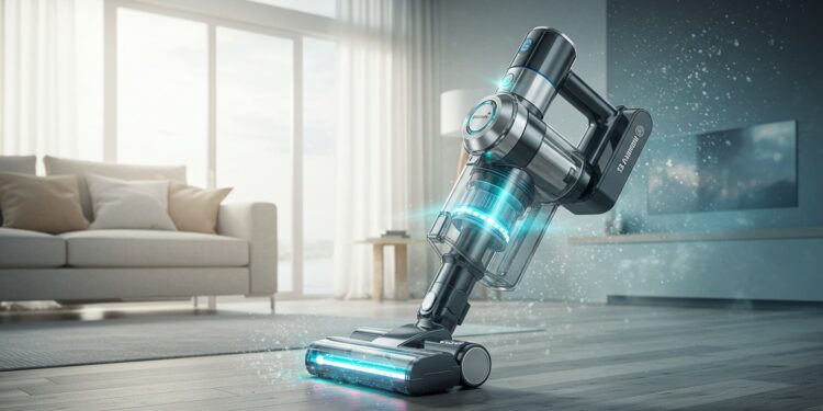 Découvrez laspirateur balai Syntecno 3 en 1 à moins de 80 €  Polyvalent puissant et pratique il simplifie le ménage Profitez de loffre maintenant   Viral Mag