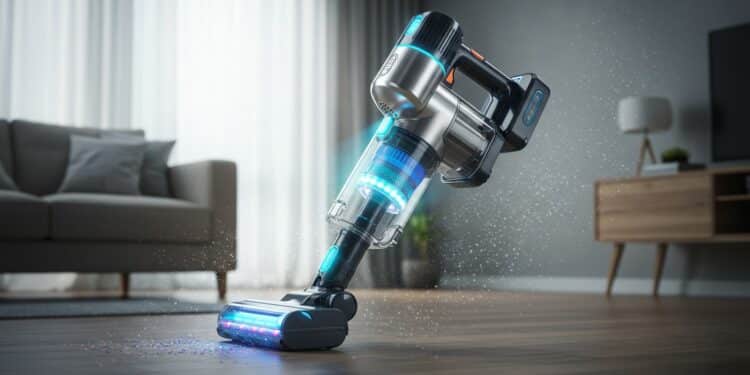 Découvrez laspirateur sans fil Syntecno à 9999 € alliant puissance autonomie et polyvalence Un best seller Amazon pour un nettoyage efficace    Viral Mag