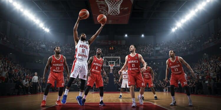 Asvel vs Monaco : Duel Épique en Demi-Finale Betclic Elite - Viral Mag Asvel et Monaco saffrontent en demi finale Betclic Elite 2025 Analyse enjeux et joueurs clés pour ce choc du basket français Viral Mag