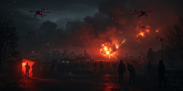 Une attaque massive de drones russes frappe Kiev blessant quatre personnes Découvrez les détails de cet assaut et ses implications géopolitiques   Viral Mag