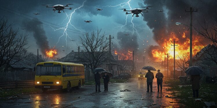 Lavancée russe vers Soumy Ukraine sème la peur Entre drones et évacuations les habitants résistent Découvrez leur quotidien face à la guerre   Viral Mag