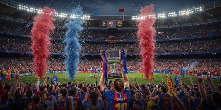 Barcelone Triomphe en Coupe de la Reine 2025 - Viral Mag Barcelone remporte sa 11e Coupe de la Reine face à lAtlético Madrid grâce à un doublé de Claudia Pina Découvrez les détails de ce triomphe historique    Viral Mag