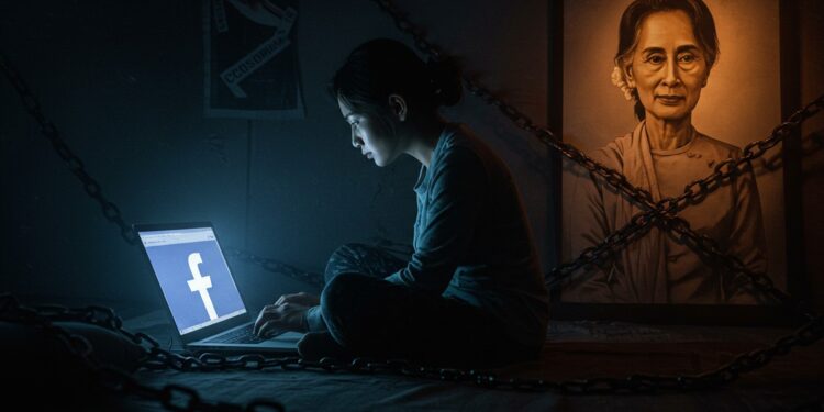 Femme arrêtée en Birmanie pour un message sur Facebook célébrant Aung San Suu Kyi Découvrez les enjeux de la répression en ligne   Viral Mag