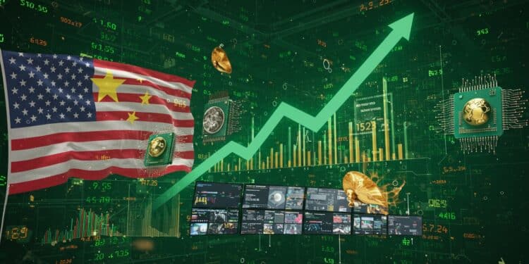 Bourses Asiatiques en Hausse : Chine-USA en Négociation - Viral Mag Les Bourses asiatiques grimpent portées par Wall Street et les négociations Chine USA Découvrez les enjeux économiques et les perspectives pour les marchés Viral Mag