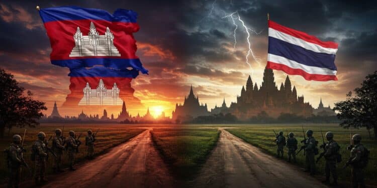 Cambodge-Thaïlande : Tensions à la Frontière - Viral Mag Le Cambodge boycotte les séries thaïlandaises et met son armée en alerte face aux tensions frontalières Découvrez les enjeux de ce conflit   Viral Mag