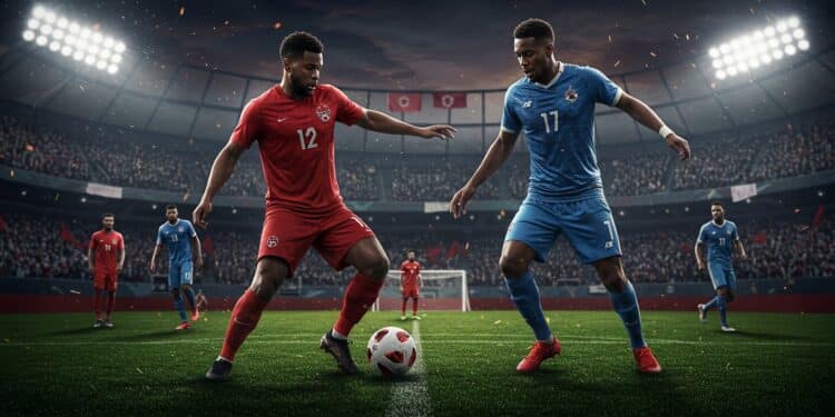 Canada-Curaçao : Nul Frustrant en Gold Cup - Viral Mag Le Canada concède un nul 1 1 face à Curaçao en Gold Cup avec une égalisation dans le temps additionnel Analyse du match et perspectives Viral Mag