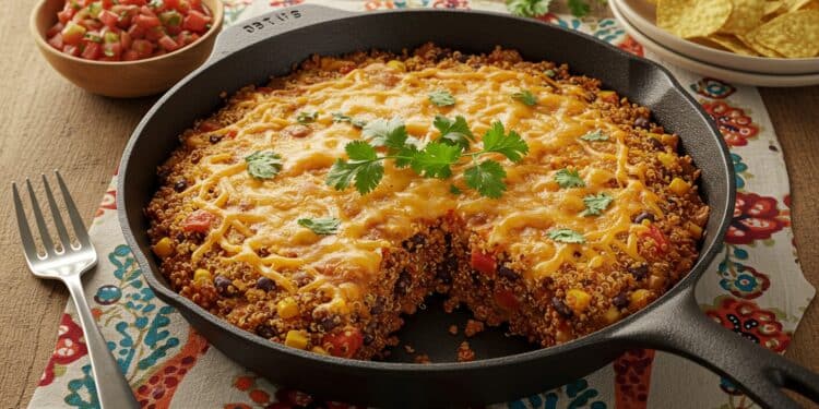 Casserole de Quinoa et Haricots Noirs : Recette Savoureuse - Viral Mag Découvrez une casserole de quinoa et haricots noirs savoureuse et saine parfaite pour les repas rapides Recette facile riche en protéines et fibres    Viral Mag