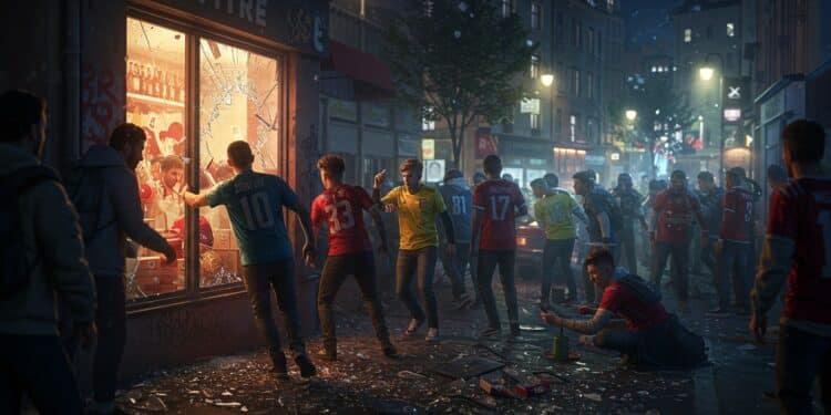 À Vitré la victoire du PSG tourne au chaos  vitrines brisées rixes entre jeunes et blessés Découvrez les détails dune soirée mouvementée   Viral Mag