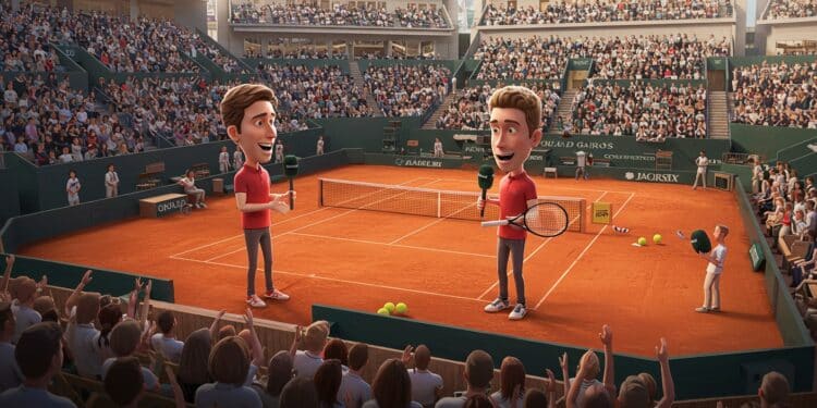 Clash Amusant à Roland-Garros : Sotto vs Lecaron - Viral Mag Thomas Sotto et Agathe Lecaron séchangent des piques hilarantes à Roland Garros Découvrez leur joute verbale et lambiance du tournoi    Viral Mag
