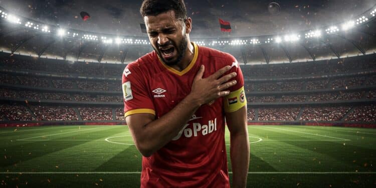Clavicule Brisée : Le Drame d’Emam Ashour - Viral Mag Emam Ashour star dAl Ahly forfait pour la Coupe du monde des clubs après une fracture de la clavicule Découvrez limpact de cette blessure   Viral Mag