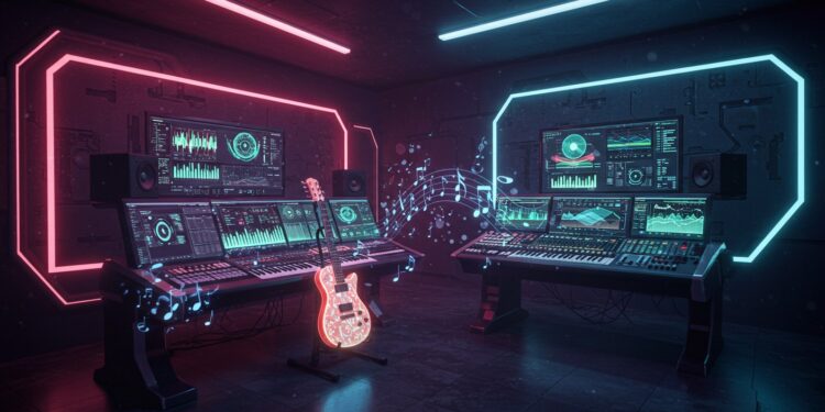 Comment l’IA Révolutionne la Créativité Musicale - Viral Mag Lintelligence artificielle transforme la musique  Découvrez comment elle booste la créativité des artistes comme Björn Ulvaeus dABBA   Viral Mag