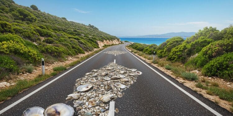 Coquilles d’Huîtres et Routes Écologiques en Occitanie - Viral Mag Innovations routières en Occitanie coquilles dhuîtres et huiles végétales pour des routes durables Découvrez comment le recyclage réduit lempreinte carbone Viral Mag