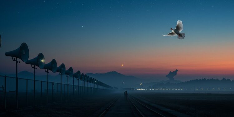 Corée Du Sud : Vers Une Désescalade Avec Le Nord - Viral Mag Sud Corée stoppe la propagande frontalière pour apaiser le Nord Lee Jae myung mise sur le dialogue pour la paix Découvrez les enjeux   Viral Mag