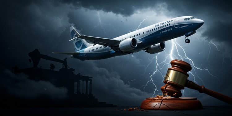 Crashes Boeing 737 : Procès Annulé, Accord Controversé - Viral Mag Un juge annule le procès de Boeing sur les crashes de 737 Max après un accord avec le gouvernement Quelles implications pour la justice et la sécurité aérienne Viral Mag