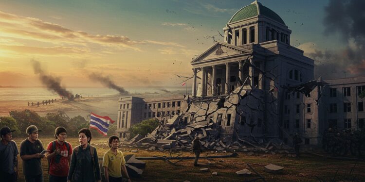 Crise Politique en Thaïlande : Une Coalition Fragile - Viral Mag La Première ministre thaïlandaise Paetongtarn Shinawatra face à une crise politique majeure Tensions frontalières et coalition instable menacent son gouvernement   Viral Mag