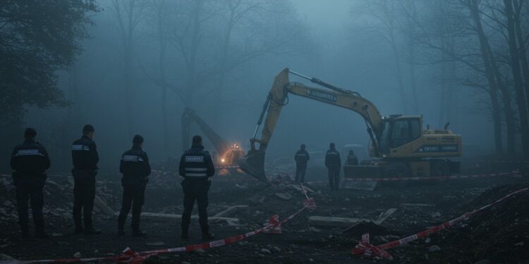 Drame à Rouvray : Gendarme Tué sur le Chantier d’Émile Louis - Viral Mag Un gendarme perd la vie à Rouvray lors des fouilles du  cimetière  dÉmile Louis Retour sur ce drame et les recherches en cours   Viral Mag