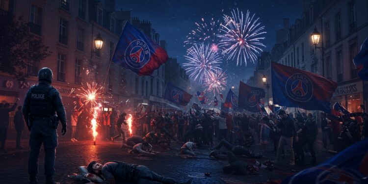 Un policier est dans le coma après un incident lors des célébrations du titre du PSG en Ligue des champions Découvrez les détails de ce drame   Viral Mag