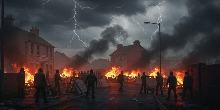 Émeutes à Ballymena : Tensions Après une Agression - Viral Mag Émeutes à Ballymena après une agression  tensions communautaires et violences urbaines secouent la ville Découvrez les causes et impacts   Viral Mag