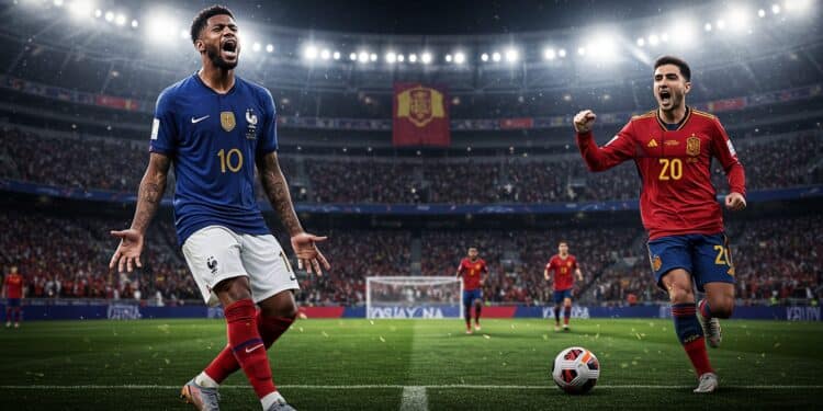 Espagne-France : Mbappé Exprime Sa Frustration Après la Défaite - Viral Mag Kylian Mbappé revient sur la défaite des Bleus face à lEspagne en Ligue des nations Une analyse des temps forts et des leçons à tirer pour 2026   Viral Mag