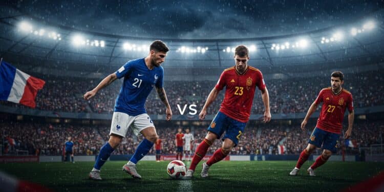 Espagne-France : Une Revanche Épique en Ligue des Nations - Viral Mag Espagne France en Ligue des Nations un choc explosif entre les Bleus et leurs bourreaux de lEuro 2024 Qui lemportera Viral Mag