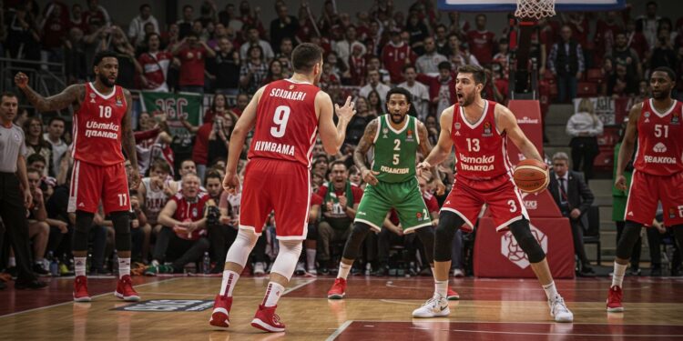 Evan Fournier : Scandale et Chaos en Finale Grecque - Viral Mag Expulsion geste obscène plainte  revivez le match chaotique dEvan Fournier avec lOlympiakos face au Panathinaïkos en finale du championnat grec   Viral Mag