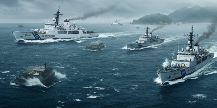 Les garde côtes japonais américains et philippins mènent des exercices maritimes conjoints un signal face aux tensions avec la Chine en mer de Chine méridionale   Viral Mag