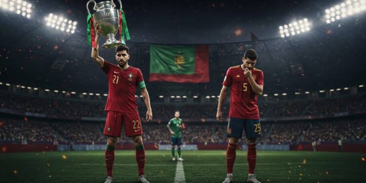 Finale Ligue des Nations : Portugal Triomphe, Espagne Déçoit - Viral Mag Portugal bat lEspagne en finale de la Ligue des Nations 2 2 5 3 tab Découvrez les tops et flops  Mendes brille Ronaldo éternel Yamal en difficulté   Viral Mag
