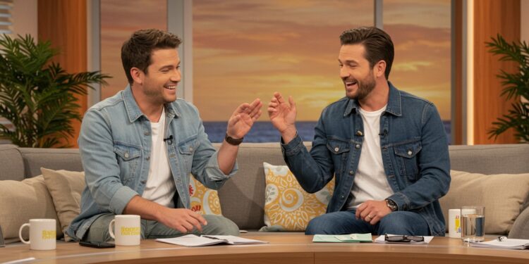 Flavie Flament Et Julien Arnaud : Une Complicité Touchante - Viral Mag Flavie Flament et Julien Arnaud émeuvent sur Télématin avec leur complicité Découvrez les moments tendres avant leur pause estivale    Viral Mag