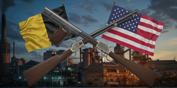 FN Browning : Une Saga Belgo-Américaine d’Armes - Viral Mag Découvrez lhistoire fascinante de FN Browning de la rencontre avec John Browning à son succès mondial dans les armes légères Une saga transatlantique captivante Viral Mag