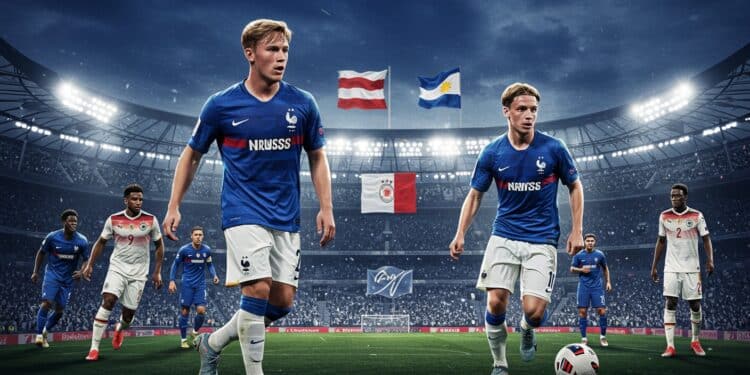 France-Allemagne : Cherki Titulaire, Mbappé Leader - Viral Mag Les Bleus affrontent lAllemagne pour la 3e place de la Ligue des nations avec Cherki titulaire et Mbappé capitaine Découvrez la compo et les enjeux    Viral Mag