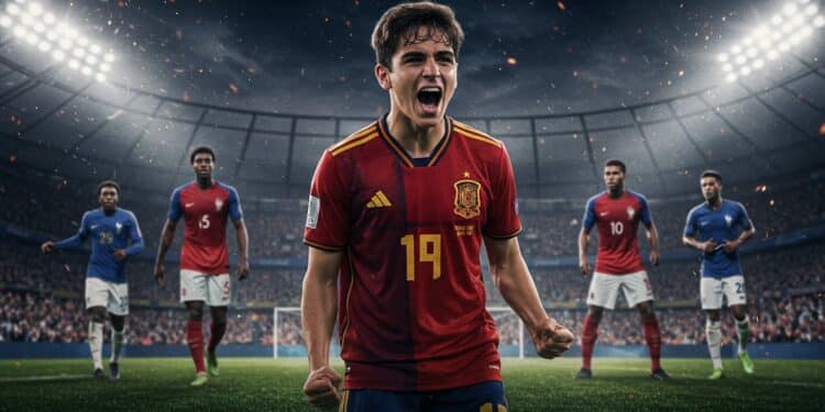 France-Espagne : Les Bleus Battus Dans Un Match Épique - Viral Mag Les Bleus sinclinent face à lEspagne 4 5 en demi finale de la Ligue des nations Retour sur un match fou marqué par Lamine Yamal et un suspense haletant   Viral Mag