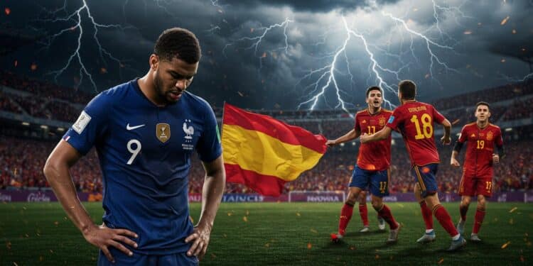 France-Espagne : Les Bleus Défaillants en Ligue des Nations - Viral Mag Retour sur la défaite des Bleus face à lEspagne en Ligue des Nations  une défense en difficulté un milieu sans éclat et une attaque stéréotypée   Viral Mag