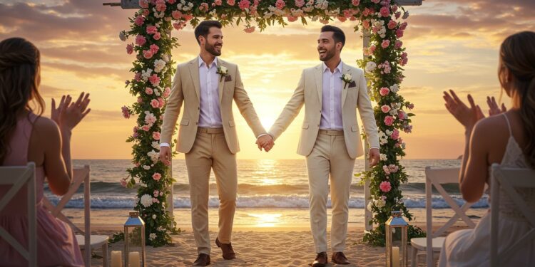 François Nambot : Mariage Célébré avec Geoffrey Couët - Viral Mag François Nambot star de Plus belle la vie sest marié à Geoffrey Couët Découvrez leur histoire damour née sur un tournage et leur union magique   Viral Mag