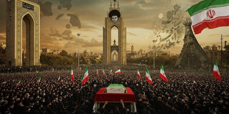 Funérailles Nationales en Iran : Un Hommage Solennel - Viral Mag LIran honore ses héros tombés lors de la guerre des 12 jours Découvrez les enjeux géopolitiques et les tensions internationales qui marquent cet événement Viral Mag